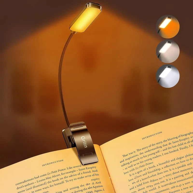 Rechargeable LED Book Light – Eye-Friendly Reading Lamp