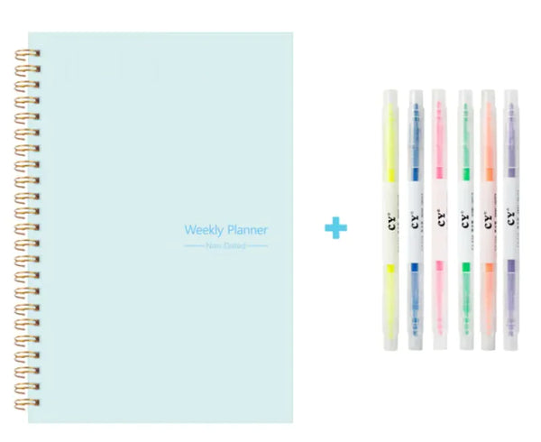 Minimal Agenda Planner Notebook – Daily Planning & Journaling Diary