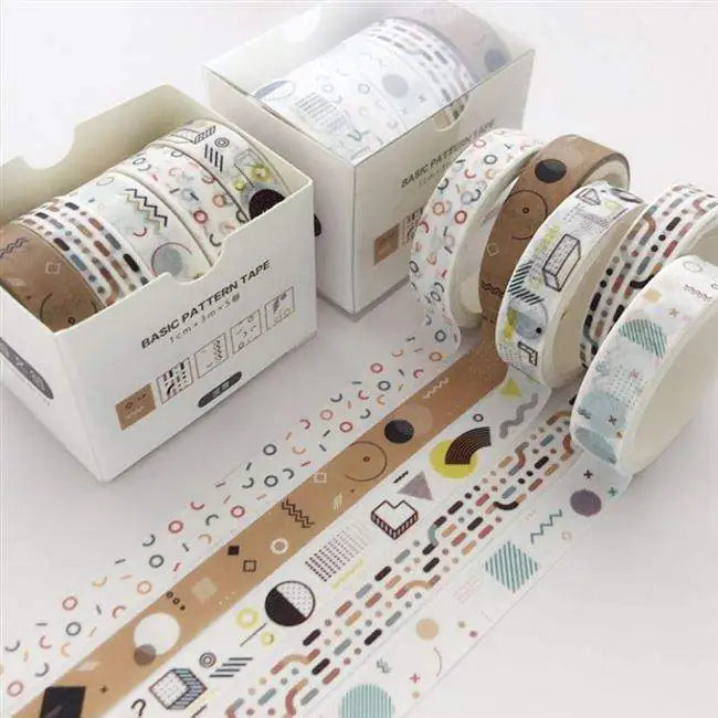 ByGuio Colorful Washi Tape Set | Aesthetic Journaling Essentials
