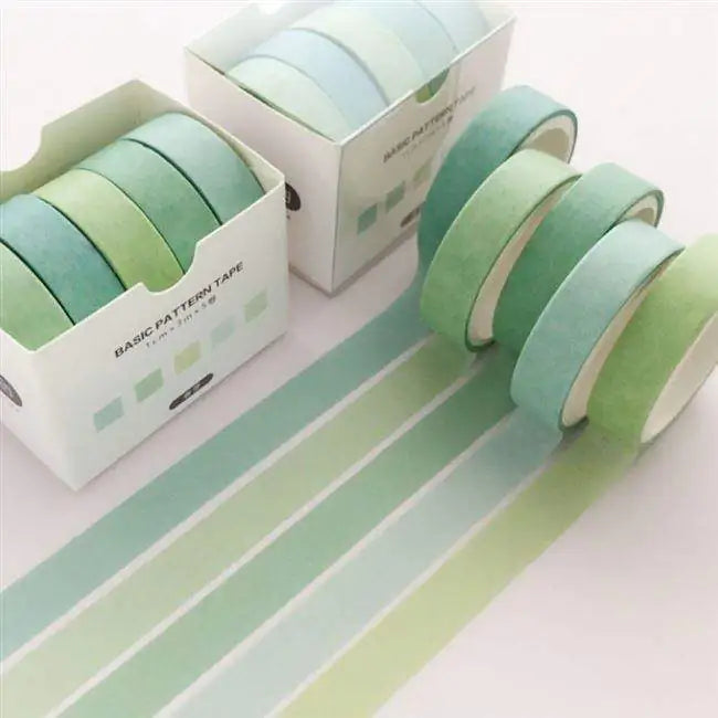 ByGuio Colorful Washi Tape Set | Aesthetic Journaling Essentials