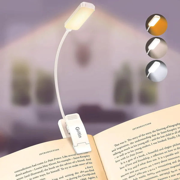 Rechargeable LED Book Light – Eye-Friendly Reading Lamp
