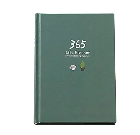 Colorful Hardcover Planner Notebook for Scheduling